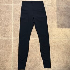 lululemon Black Leggings size 4 25”